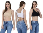 Load image into Gallery viewer, Womens Multicolor Air Bra (Pack of 3)
