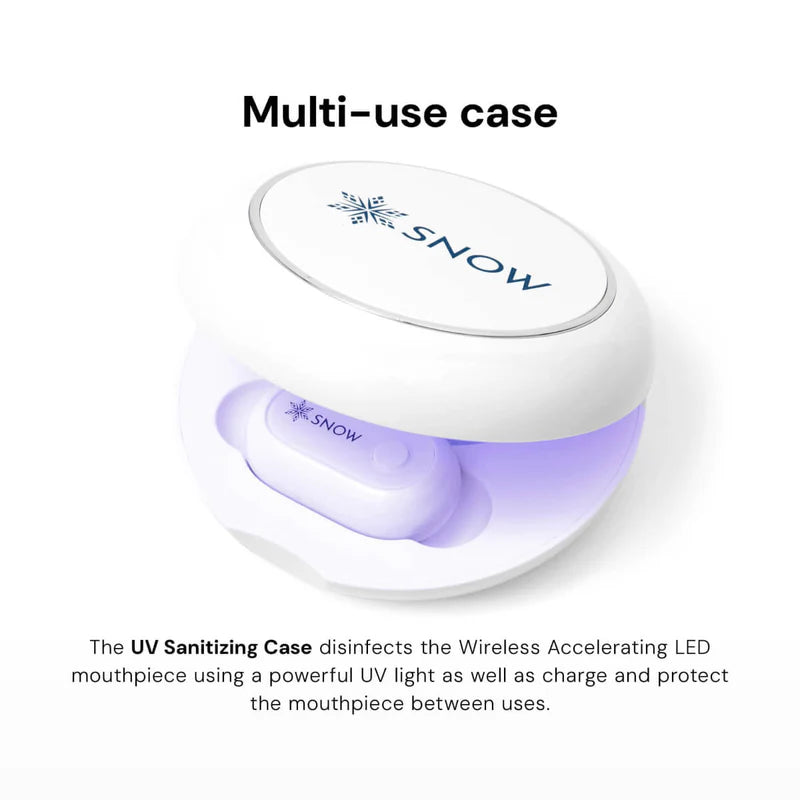 DiamondSeries® Wireless Teeth Whitening Kit with Hydroxyapatite & Self-Sanitizing Charging Case