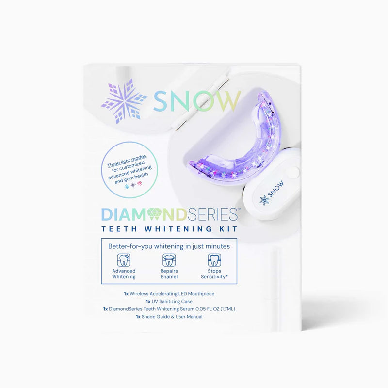 DiamondSeries® Wireless Teeth Whitening Kit with Hydroxyapatite & Self-Sanitizing Charging Case